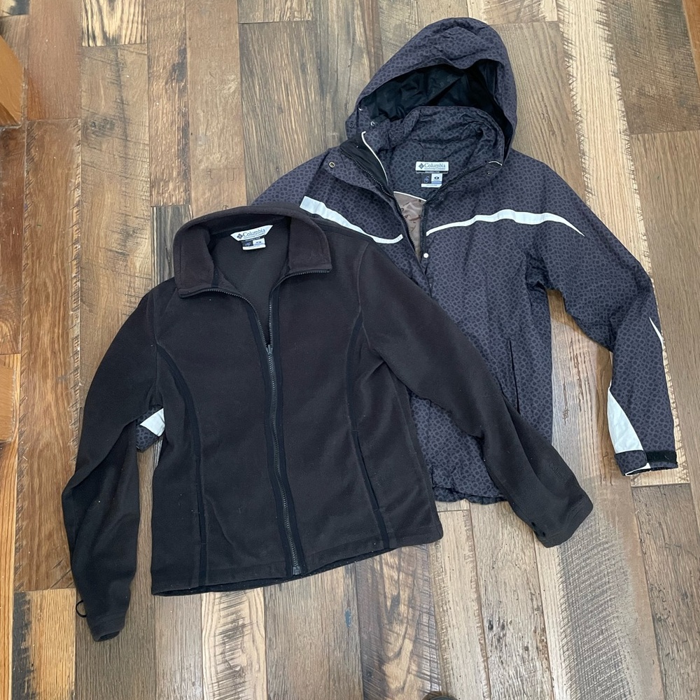 Columbia 2pc winter waterproof coat jacket Wm M